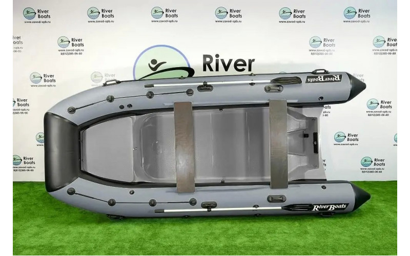 Лодка РИБ RiverBoats RB — 430 (Встроенный рундук) (транец S - 410 мм.)