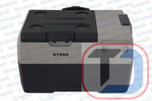 Автохолодильник Kyoda CX30WH-E, однокамерный, объем 30 л, вес 12,8 кг