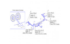 Фаркоп Ford Focus II wagon 2005/2-2011 Фаркоп Ford Focus II wagon 2005/2-2011