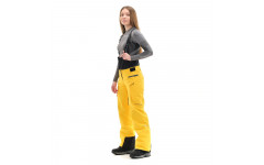 Штаны горнолыжные утепленные Gravity Premium WOMAN Yellow-Dark Ocean