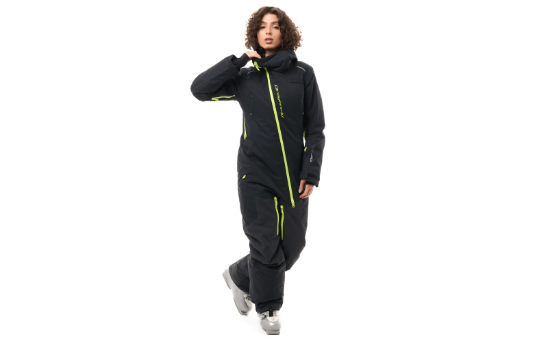 Комбинезон GRAVITY 2.0 Woman Black - Lime