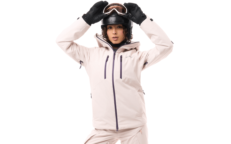 Куртка горнолыжная утепленная GRAVITY Woman Light Grey