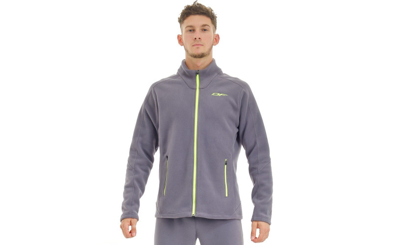 Мужская флисовая кофта Level. Gray Lemon 2023