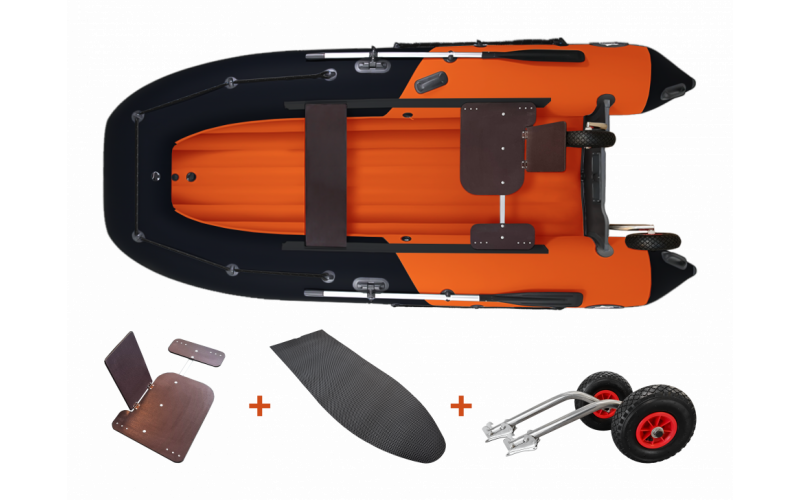 Комплект надувная лодка НДНД Grouper 350 Премиум