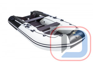  Лодка Ривьера Компакт 3400 СК светло-серый/черный
