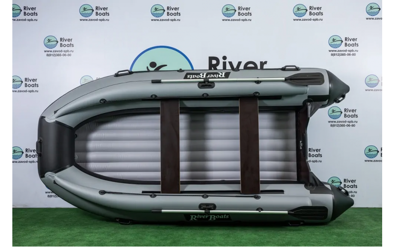 Лодка ПВХ RiverBoats RB — 430 (НДНД) + Фальшборт
