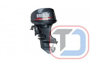 Лодочный мотор BREEZE T40BWS-R (электростартер + руль) (2х тактный)