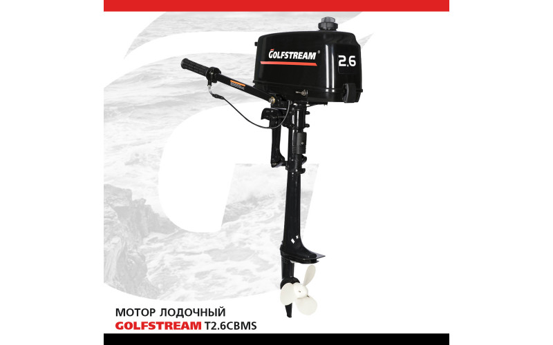 Мотор лодочный GOLFSTREAM T2.6CBMS