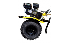 Мотоблок бензиновый Huter МК-7500М BIG FOOT | 7.5 л.с | широкие колеса, чугунный редуктор