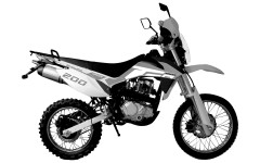 Мотоцикл Racer RC200GY-C2 Enduro Зеленый