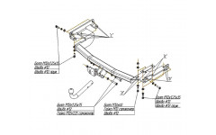 Фаркоп Nissan Murano 2005-2008 Фаркоп Nissan Murano 2005-2008