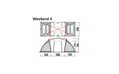 Палатка GreenLand Weekend 2+2