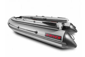 Надувная лодка Agent 360 фальшборт белый-серый