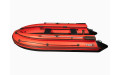 Надувная лодка Grace Wind 360 фальшборт красный-серый
