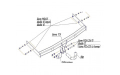 Фаркоп Skoda Fabia 10/2000- Фаркоп Skoda Fabia 10/2000-