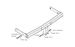 Фаркоп Skoda Octavia and Combi 1996-2005 Фаркоп Skoda Octavia and Combi 1996-2005