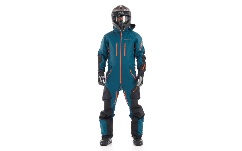 Комбинезон SuperLight 3L MAN Dark Ocean - Orange 2023