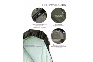 Спальный мешок 600МС со стропой Спальный мешок 600МС со стропой