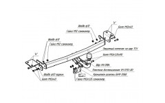Фаркоп Toyota Corolla Sedan 4 doors 2003-2007
