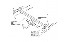 Фаркоп Toyota Land Cruiser 200 2007... Фаркоп Toyota Land Cruiser 200 2007...