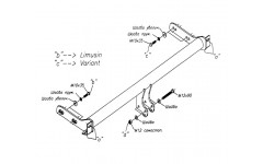 Фаркоп Volkswagen Passat 4 Lim/var 93/6-96