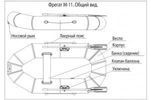 Лодка  Фрегат М-11