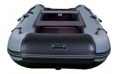 Лодка ПВХ RiverBoats RB с жестким дном — 350 (Киль) черно-серый
