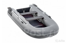Лодка ПВХ RiverBoats RB с жестким дном — 330 (Киль) серый