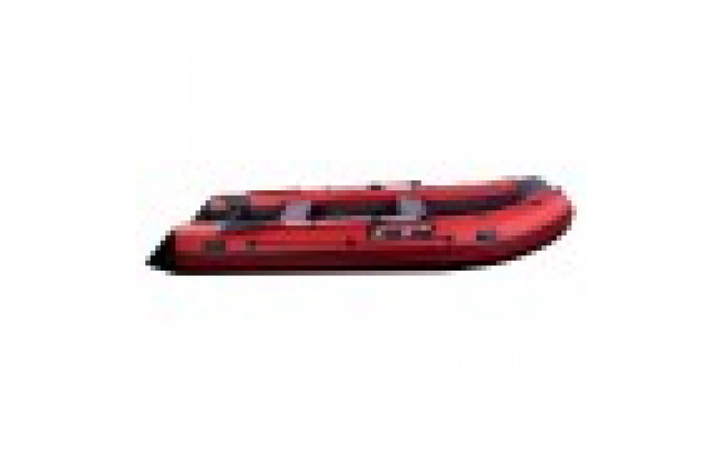 Лодка ПВХ RiverBoats RB с жестким дном — 330 (Киль) красно-черный
