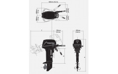 Лодочный мотор Tohatsu M 18 EPS