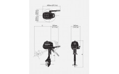 Лодочный мотор Tohatsu MFS 2.5 Лодочный мотор Tohatsu MFS 2.5